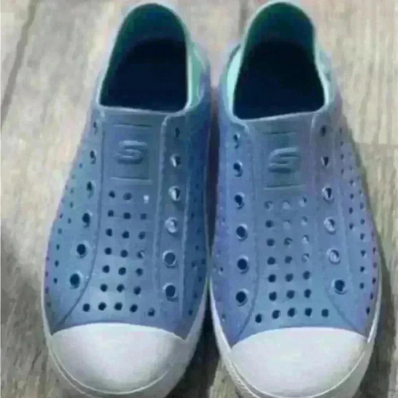 Skechers Foamies Guzman Steps Blue Slip On Sneaker youth size 5 - Picture 4 of 5